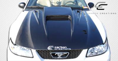 Carbon Creations - Ford Mustang Carbon Creations Spyder 3 Hood - 1 Piece - 102722 - Image 2