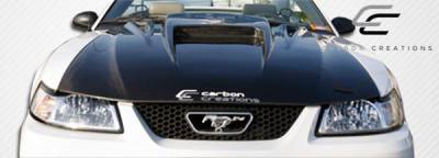 Carbon Creations - Ford Mustang Carbon Creations Spyder 3 Hood - 1 Piece - 102722 - Image 7
