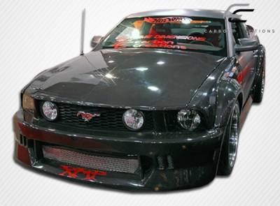 Carbon Creations - Ford Mustang Carbon Creations OEM Hood - 1 Piece - 102724 - Image 3