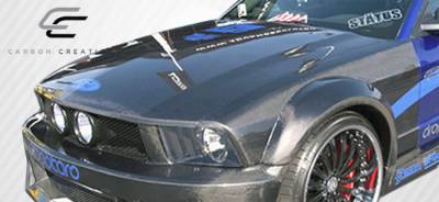 Carbon Creations - Ford Mustang Carbon Creations OEM Hood - 1 Piece - 102724 - Image 8