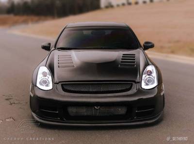Carbon Creations - Infiniti G Coupe 2DR TS-1 Carbon Fiber Creations Front Body Kit Bumper - 102805 - Image 2