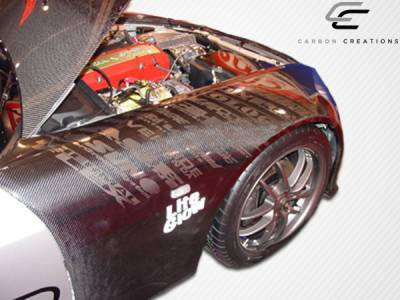 Carbon Creations - Honda S2000 Carbon Creations OEM Fenders - 2 Piece - 102843 - Image 3