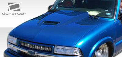 Duraflex - Chevrolet Blazer Duraflex Ram Air Hood - 1 Piece - 103018 - Image 2