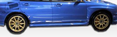 Duraflex - Subaru WRX Duraflex STI Look Side Skirts Rocker Panels - 2 Piece - 103187 - Image 2