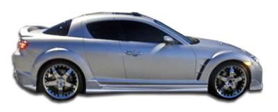 Mazda RX-8 Duraflex Raven Side Skirts Rocker Panels - 2 Piece - 103215
