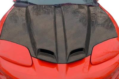 Pontiac Firebird Carbon Creations WS-6 Hood - 1 Piece - 103622