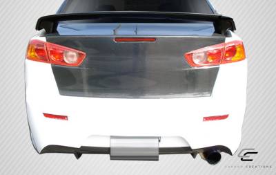 Carbon Creations - Mitsubishi Lancer Carbon Creations OEM Trunk - 1 Piece - 103878 - Image 2