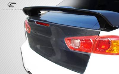 Carbon Creations - Mitsubishi Lancer Carbon Creations OEM Trunk - 1 Piece - 103878 - Image 3