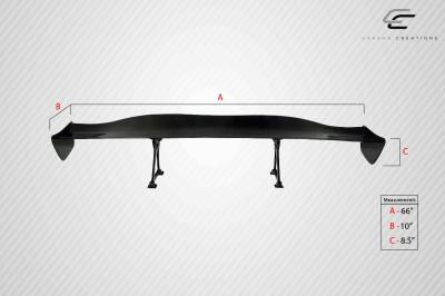Carbon Creations - Universal GT Concept Carbon Fiber Creations Body Kit-Wing/Spoiler 103977 - Image 5