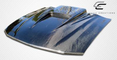 Carbon Creations - Ford Mustang Carbon Creations Spyder3 Hood - 1 Piece - 104171 - Image 6