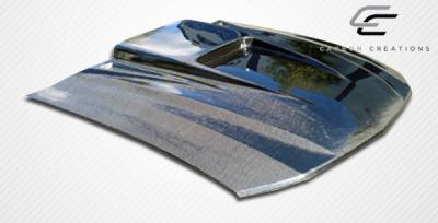 Carbon Creations - Ford Mustang Carbon Creations Spyder3 Hood - 1 Piece - 104171 - Image 7