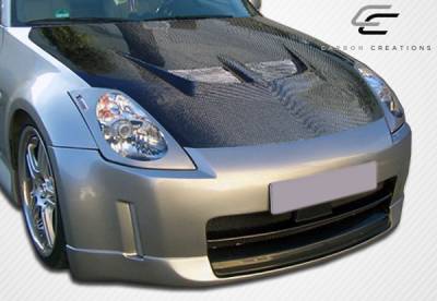Carbon Creations - Nissan 350Z Carbon Creations Evo Hood - 1 Piece - 104188 - Image 3