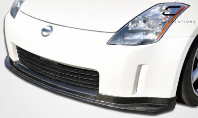 Carbon Creations - Nissan 350Z Carbon Creations N-1 Front Lip Under Spoiler Air Dam - 1 Piece - 104221 - Image 3