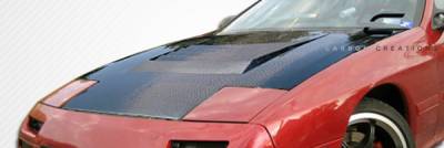 Carbon Creations - Mazda RX-7 Carbon Creations D-1 Hood - 1 Piece - 104230 - Image 2
