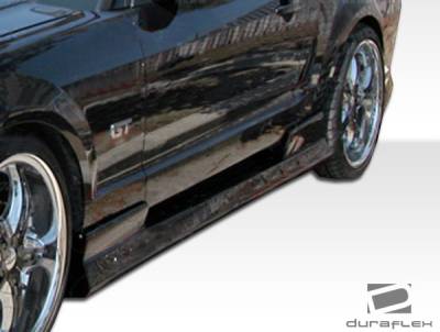 Duraflex - Ford Mustang Duraflex Stallion Side Skirts Rocker Panels - 2 Piece - 104297 - Image 2