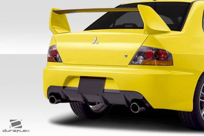 Duraflex - Mitsubishi Lancer Duraflex MR Edition Rear Bumper Cover - 1 Piece - 104457 - Image 2