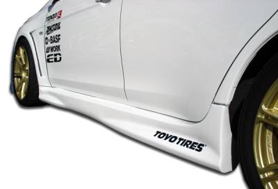Mitsubishi Lancer Duraflex GT Concept Side Skirts Rocker Panels - 2 Piece - 104639