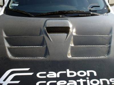 Carbon Creations - Mitsubishi Lancer Carbon Creations GT Concept Hood - 1 Piece - 104643 - Image 5
