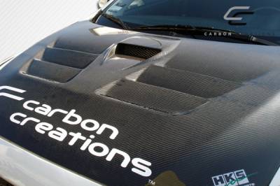 Carbon Creations - Mitsubishi Lancer Carbon Creations GT Concept Hood - 1 Piece - 104643 - Image 6