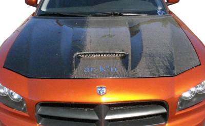 Carbon Creations - Dodge Charger Carbon Creations SRT Look Hood - 1 Piece - 104748 - Image 1