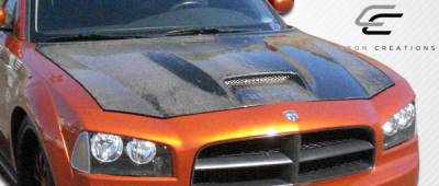 Carbon Creations - Dodge Charger Carbon Creations SRT Look Hood - 1 Piece - 104748 - Image 2