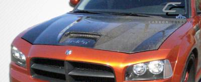 Carbon Creations - Dodge Charger Carbon Creations SRT Look Hood - 1 Piece - 104748 - Image 4