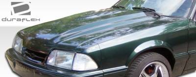 Duraflex - Ford Mustang Duraflex Cobra R Hood - 1 Piece - 104825 - Image 4