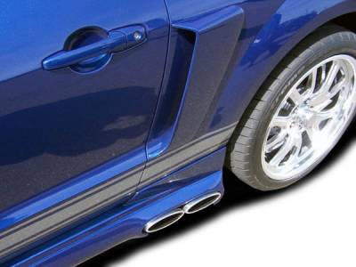 Ford Mustang Duraflex CVX Side Scoop - 2 Piece - 104922