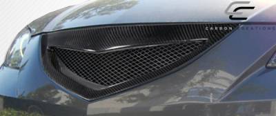 Carbon Creations - Mazda 3 4DR Carbon Creations Open Mouth Grille - 1 Piece - 105030 - Image 2