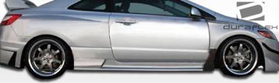 Duraflex - Honda Civic 2DR Duraflex GT500 Wide Body Front Fenders - 2 Piece - 105248 - Image 6