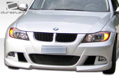 Duraflex - BMW 3 Series 4DR Duraflex R-1 Front Bumper Cover - 1 Piece - 105350 - Image 2
