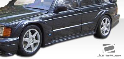 Duraflex - Mercedes-Benz C Class Duraflex Evo 2 Wide Body Side Skirts Rocker Panels - 2 Piece - 105370 - Image 2