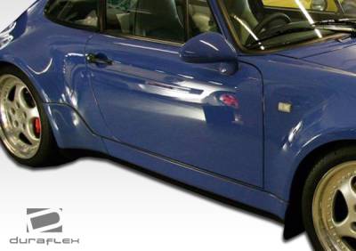 Duraflex - Porsche 911 Duraflex Turbo Look Side Skirts Rocker Panels - 2 Piece - 105389 - Image 2