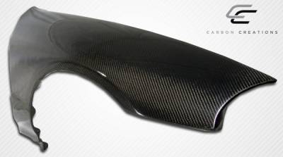 Carbon Creations - Honda Del Sol Carbon Creations OEM Fenders - 2 Piece - 105550 - Image 5
