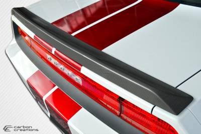 Carbon Creations - Dodge Challenger Carbon Creations SRT Look Wing Trunk Lid Spoiler - 1 Piece - 105787 - Image 1