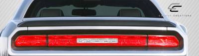 Carbon Creations - Dodge Challenger Carbon Creations SRT Look Wing Trunk Lid Spoiler - 1 Piece - 105787 - Image 2