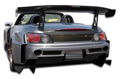 Honda S2000 Duraflex AM-S Wide Body Rear Bumper Cover - 1 Piece - 106025