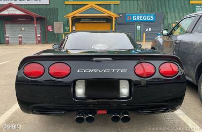 Carbon Creations - Chevrolet Corvette Carbon Creations S-Design Wing Trunk Lid Spoiler - 1 Piece - 106045 - Image 2