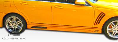 Duraflex - Mercedes-Benz C Class Duraflex W-1 Side Skirts Rocker Panels - 2 Piece - 106106 - Image 2