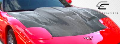 Carbon Creations - Chevrolet Corvette Carbon Creations ZR Edition 2 Hood - 1 Piece - 106140 - Image 2