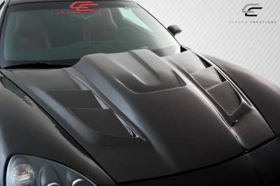 Carbon Creations - Chevrolet Corvette Carbon Creations ZR Edition 2 Hood - 1 Piece - 106142 - Image 2