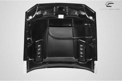 Carbon Creations - Ford Mustang Carbon Creations CV-X Hood - 1 Piece - 106262 - Image 4