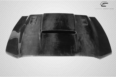 Carbon Creations - Ford Mustang Carbon Creations CV-X Hood - 1 Piece - 106262 - Image 5