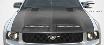 Carbon Creations - Ford Mustang Carbon Creations GT500 Hood - 1 Piece - 106386 - Image 2