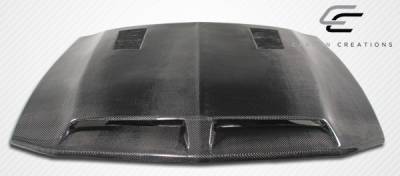 Carbon Creations - Ford Mustang Carbon Creations GT500 Hood - 1 Piece - 106386 - Image 3