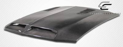 Carbon Creations - Ford Mustang Carbon Creations GT500 Hood - 1 Piece - 106386 - Image 4
