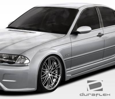 Duraflex - BMW 3 Series 4DR Duraflex I-Design Wide Body Front Fender Flares - 2 Piece - 106514 - Image 2