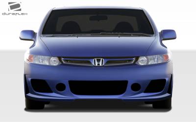 Duraflex - Honda Civic 2DR Duraflex B-2 Front Bumper Cover - 1 Piece - 106855 - Image 2