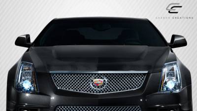 Carbon Creations - Cadillac CTS Carbon Creations CTS-V Look Hood - 1 Piece - 106864 - Image 2