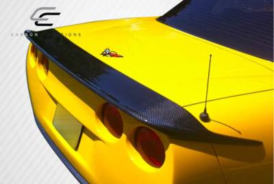 Carbon Creations - Chevrolet Corvette Carbon Creations CV-G Wing Trunk Lid Spoiler - 1 Piece - 106894 - Image 7